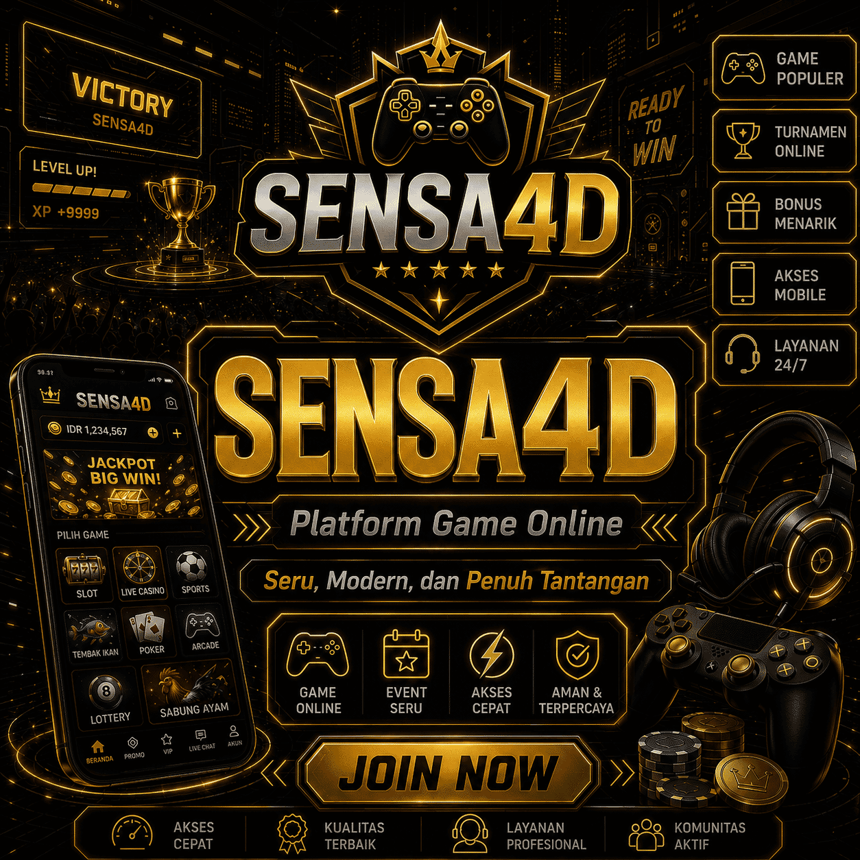 SENSA4D 🎮 Game Online Populer dengan Provider Terlengkap & Update Setiap Hari